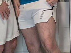 Piss and cum, gay piss, pee in ass