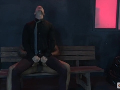 Bodybuilder Digs Rough Sex