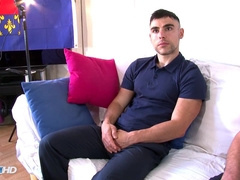 We meet him in a fitness pub, we toyed with his boner.