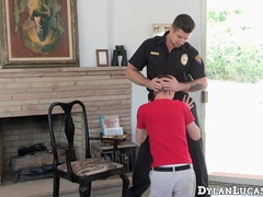 Young Sam Truitts eager ass welcomed the ragging cock of hunky cop Trenton Ducati