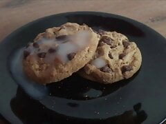 cookies and ice-cream with toppings