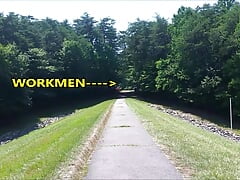 Risky Jack Off On A County Dam July 2017