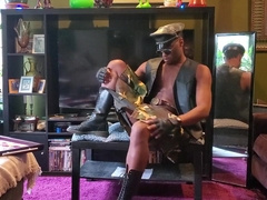 Kennie Jai Plays Around In Sexy Kilt