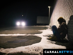 Master Richie West's thick dick  pressed deeply into the boy's hole until he was read