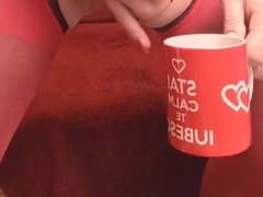 Coffee with man juice