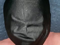 Feeding my load to sub masked cocksucker