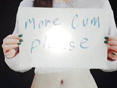 yuna kim hairless pussy(fake)cum tribute
