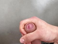 Milking my hard cock