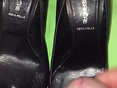 Cum on black shoes 3