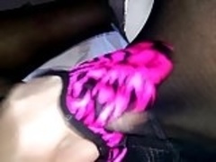 Cumming in Nylons and ballet slippers