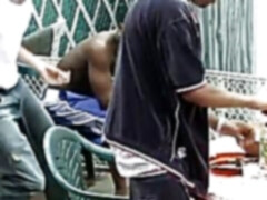 Ass fucking back yard pleasures in interracial gay scenes