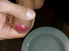 Slow mo closeup wank