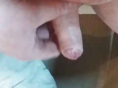 Wanking my little cock