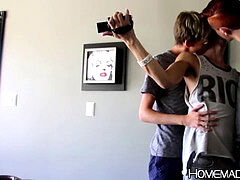 Some uber-cute youngsters likes their homemade anal orgy session