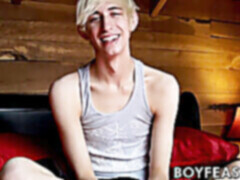 Gay jerking off, gay twink, getting off