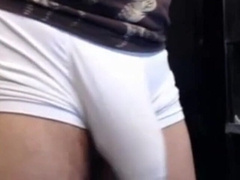 Hunk Shows Off His Massive Thick Uncut Cock