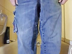 pee in jeans