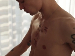 Deepthroated a Boy's Hefty Jizz-shotgun and Took Jizm in His Gullet