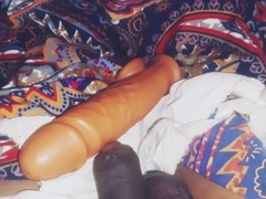 Giving in for a handjob with a helping hand