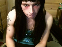 Sissy licks up own load 12