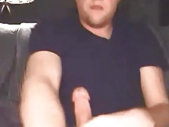 Hot cub with nice dick jerking off