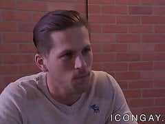 Cute young men foreplay before having wild anal fuck fest