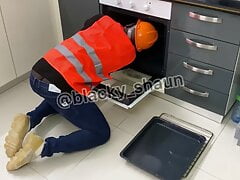 He got fucked by the handyman