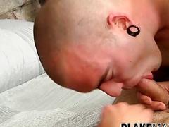 Gay studs give each other rough blowjobs and fuck hardcore