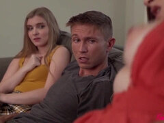 Tussi, Grosser schwanz, Grosse titten, Vollbusig, Gruppe, Hardcore, Swingers, Titten