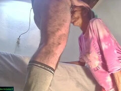 Amateur, Sucer une bite, Éjaculer dans la bouche, Fait maison, Branler, Fille latino, Mère que j'aimerais baiser, Suçant