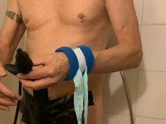 Amateur, Cuarto de baño, Sadomasoquismo, Europeo, Extremo, Humillación, Solo, Inodoro