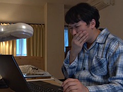 Gros seins, Sucer une bite, Éjaculation interne, Tir de sperme, Branlette thaïlandaise, Hard, Japonaise, Mature