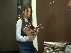 Amazing Japanese chick in Crazy Maid JAV clip