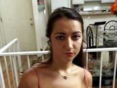 Mamada, Condón, Vestido, Pov, Pelirrojo, Adolescente, Tetas