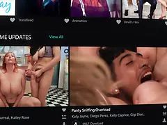 Gros seins, Blonde, Attrapée, Doigter, Hd, Strapon, Plan cul à trois, Épouse