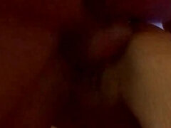 Daisy Dukes Brunette Babe Takes Huge Facial After Hardcore Fuck