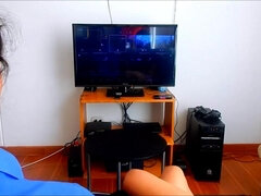 Leie, Arsch, Schönheit, Blasen, Vollbusig, Hardcore, Orgasmus, Muschi