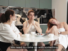 4K HD Blowjob with Christafeer Robien & Princess Lili - Big Cock in Mouth Teen Orgasm