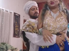 浴室, デカパイ, カップル, 巨大, インド人, キス, 乳首, オッパイの