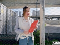 Chanel Brooks gets picked up outdoors