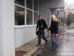 Blondine, Blasen, Verein, Europäisch, Hardcore, Rasiert, Jungendliche (18+)