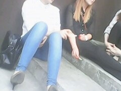 バイセクシャル, ブルガリア人, ヒール, アウトドア, 喫煙