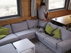 お尻, 茶髪の, バック, ヨーロピアン, オマンコ, ショートヘア, タトゥー, ヒモパン