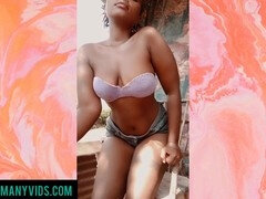 Africano, Beso negro, Entre bastidores, Culo grande, Pies, Novia, Spandex