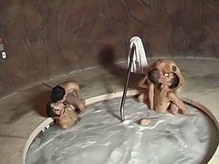 Mamada, Gay, Grupo, Sexo duro, Piscina, Turco