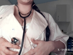 Horny Nurse Medical Roleplay - big knockers