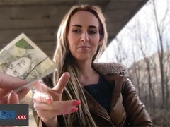 Grote lul, Blond, Bedriegen, Sperma shot, Hd, Geld, Buiten, Realiteit