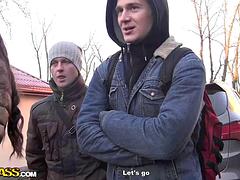 Doppelpenetration, Hardcore, Abendanzug, Flotter dreier