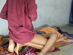 Hot Hindi Audio HD Porn: My New Girlfriend Fucks Me on Kitchen Floor at Night