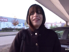 GERMAN SCOUT - TINY EMO GIRL SILVIA RARE ROUGH FUCK I PICKUP MINI TITS AND DIRTY SEX - Hardcore